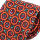 Ayo Orange Bold Circle Pattern Tie - Tie Doctor